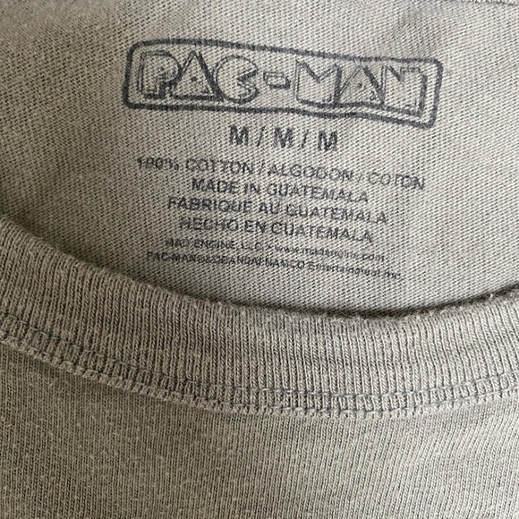 PAC-MAN Embroidered Mens Tee - Picture 4 of 5